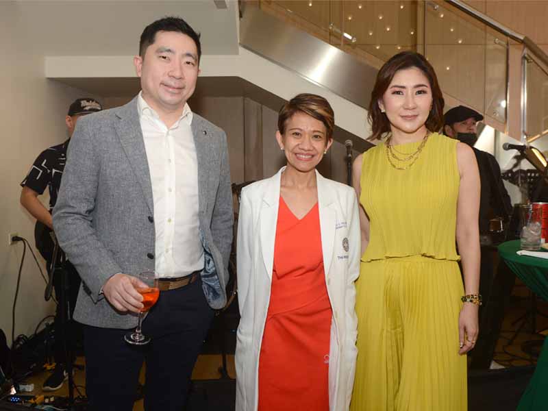 Charles Mandy, Dr. Bernardita Policarpio, and Beautypreneur Nikki Tang