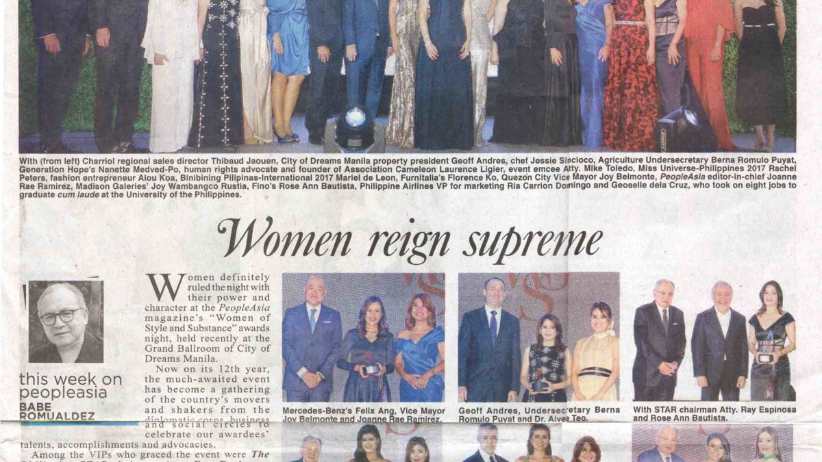 The Philippine Star issue Allure - beautypreneur