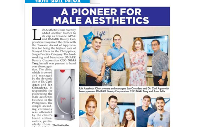 A Pioneer For Male Aesthetics - Beautyprenuer Ph