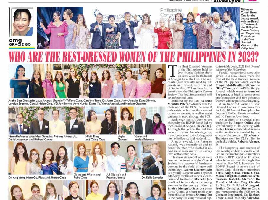 Who Are The Best-Dressed Women Of The Philippines In 2023 - Beautypreneur Ph