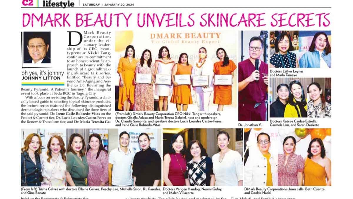 DMARK Beauty Unveils Skincare Secrets - Beautypreneur Ph