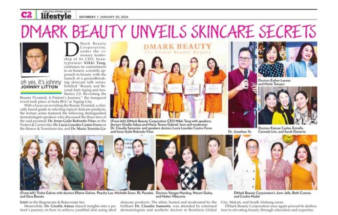 DMARK Beauty Unveils Skincare Secrets - Beautypreneur Ph