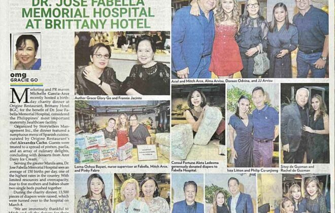 A Charity Dinner For Dr Jose Fabella Memorial Hospital At Brittany Hotel - Beautypreneur Ph