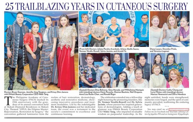 25 trailblazing years in cutaneous surgery - Beautypreneur Ph