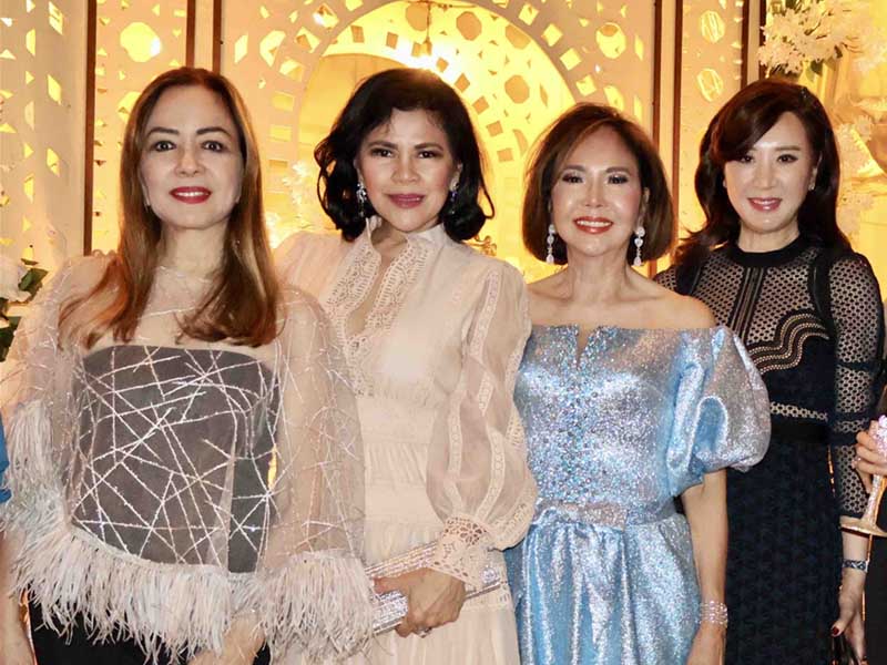 Mayenne Carmona, Hera Geriene, Consul General of Monaco Fortune Ledesma and Carolyn Tan