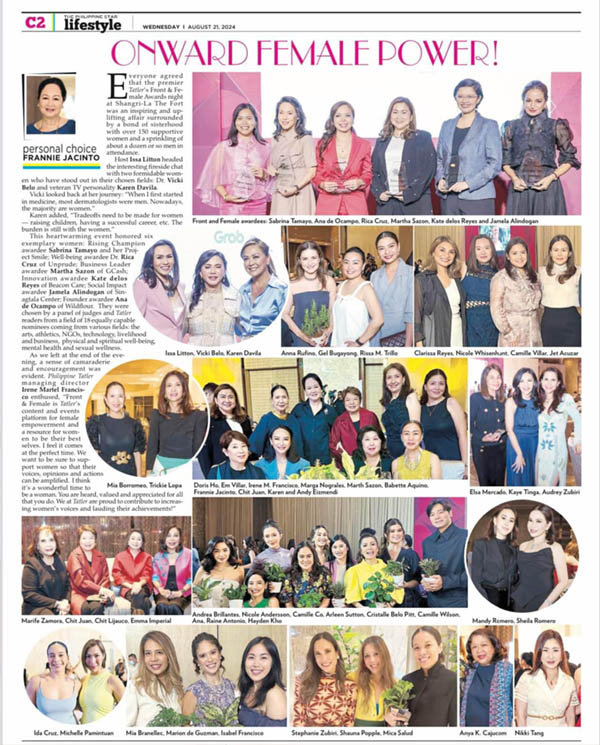 Onward Female Power Philippine Star