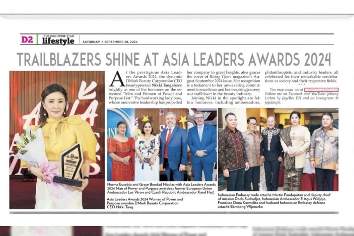 Trailblazers shine at Asia leaders awards 2024 - Beauypreneur Ph