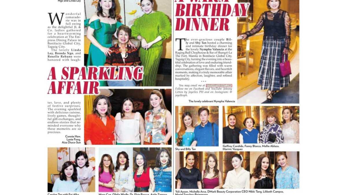 A Warm Birthday Dinner - Beautypreneur PH