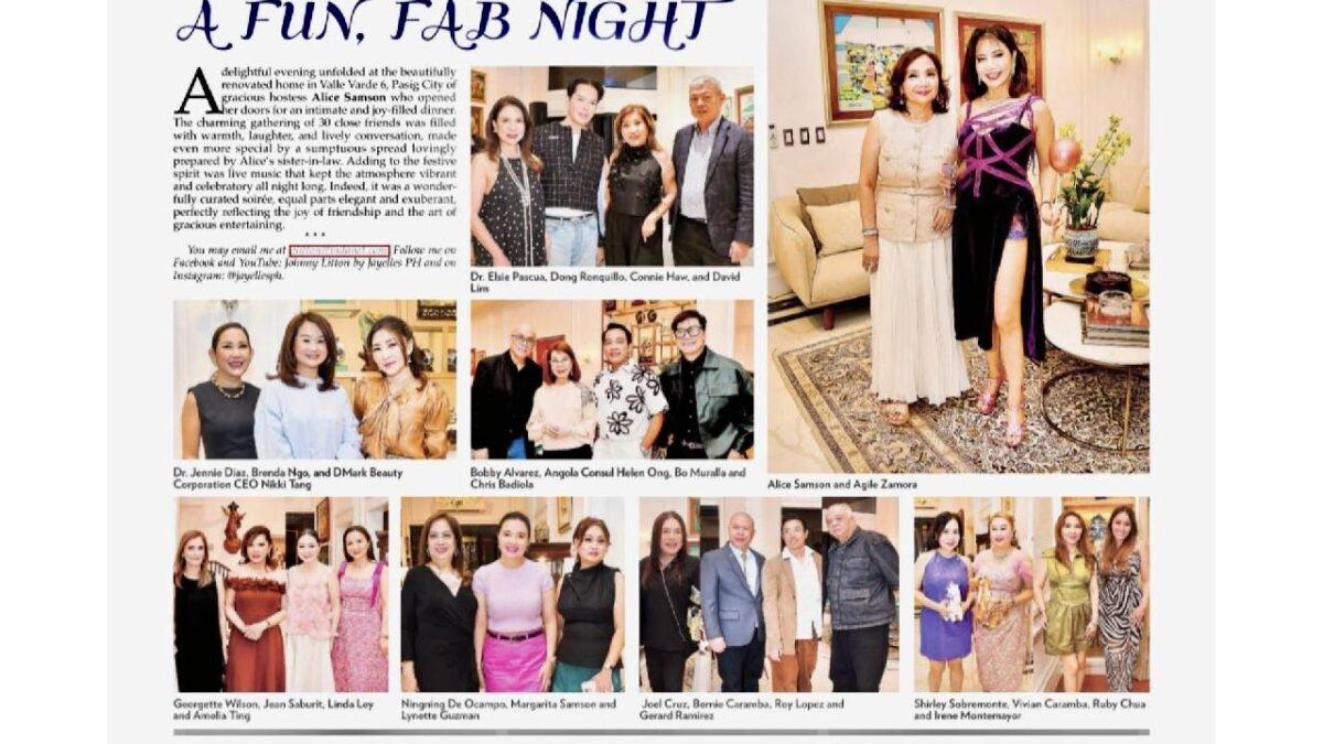A fun fab night - Beautyprenuer PH